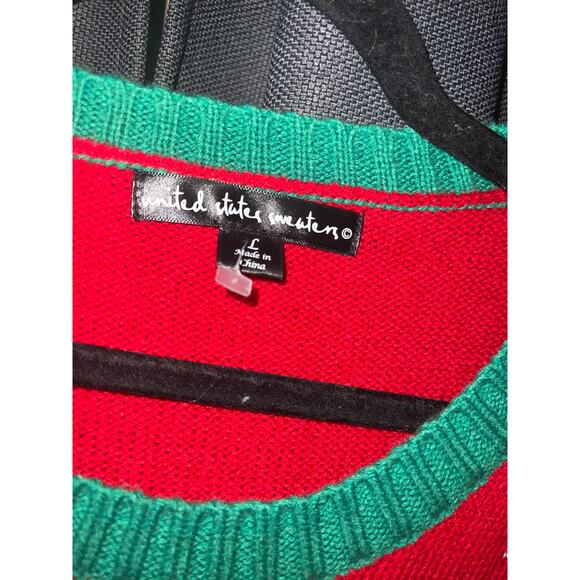 Ugly Christmas Sweater Xmas Size Large Llama - Picture 2 of 3